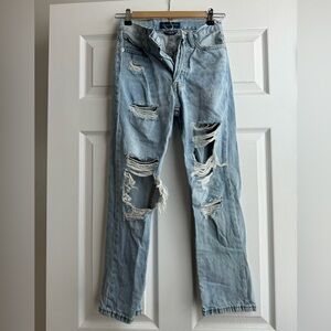 Aeropostale 90s super high rise straight size: 000